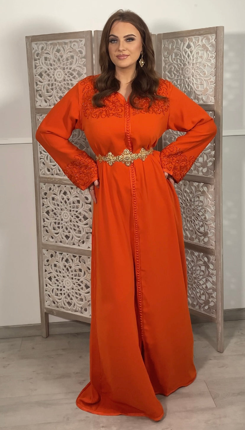 Caftan Lamya, Orange