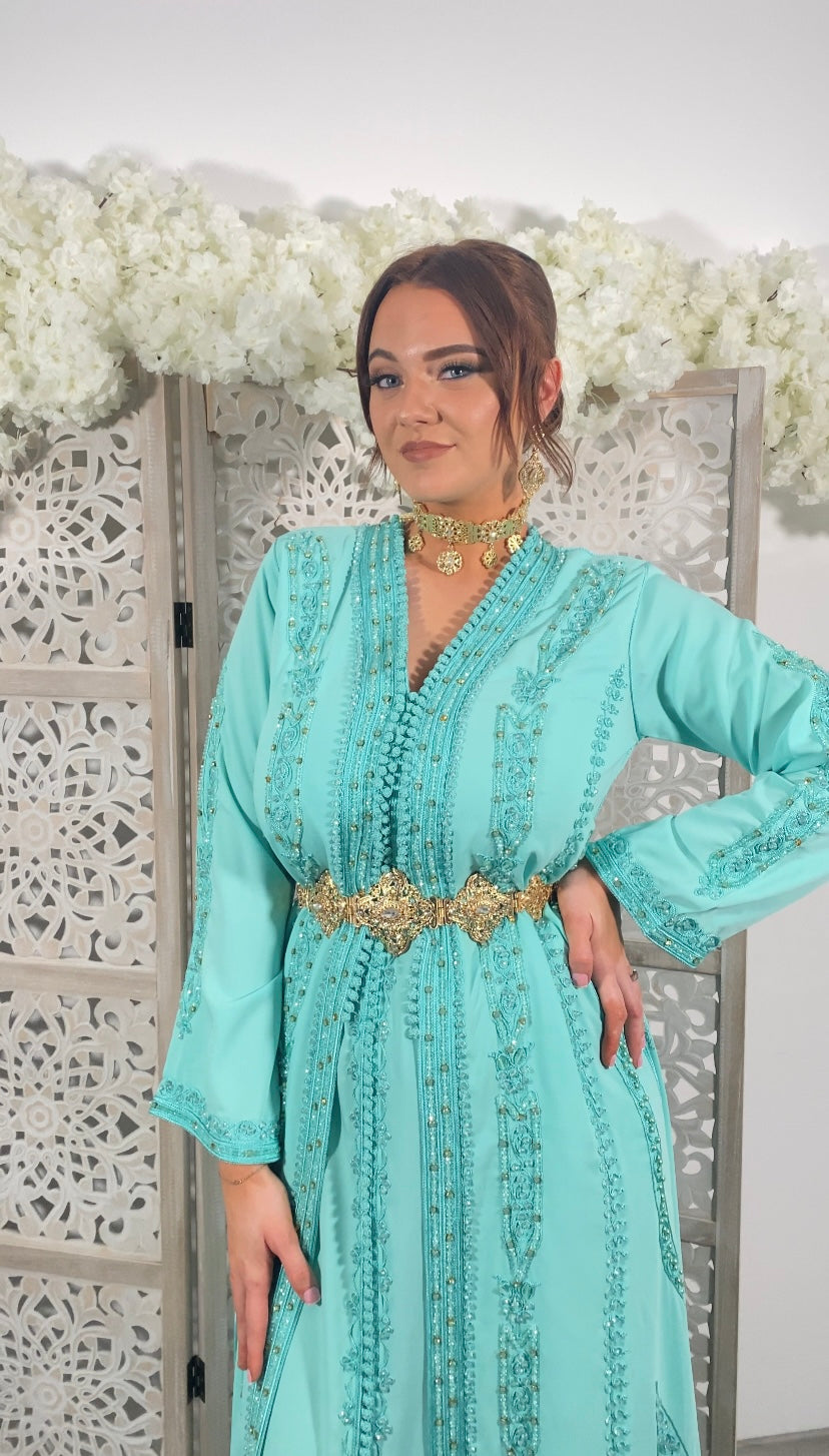Turquoise Takchita
